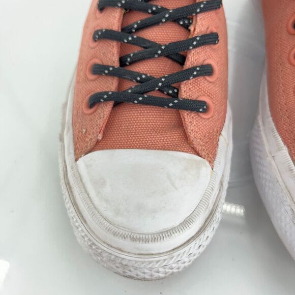 Converse Chuck Taylor Trainers Lunarlon Low Top Coral Pink Size 8.5 Sneakers - Picture 5 of 14